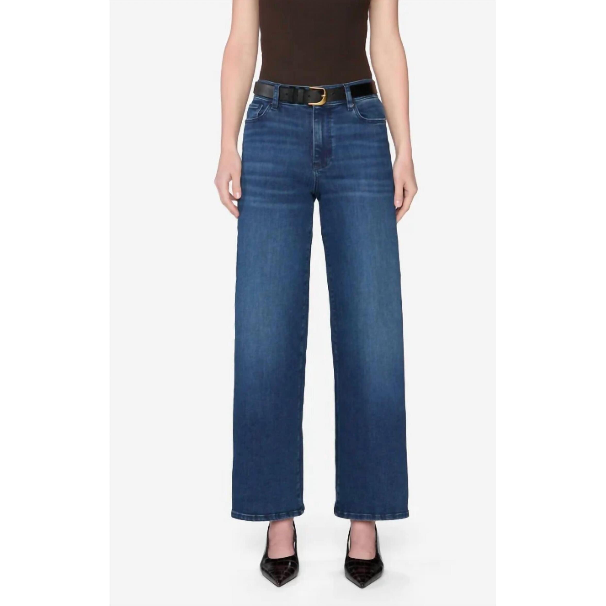 New Frame Le Palazzo Crop Jeans In Keepsake